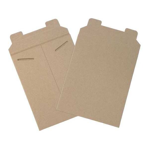 Flat Mailers, 7" x 9", Kraft, 100/Case