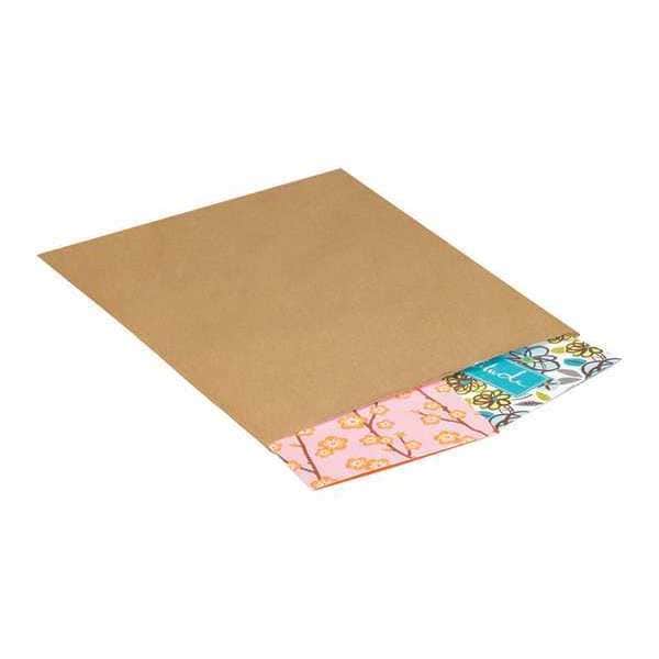 Flat Merchandise Bags, 8 1/2" x 11", Kraft, 2000/Case