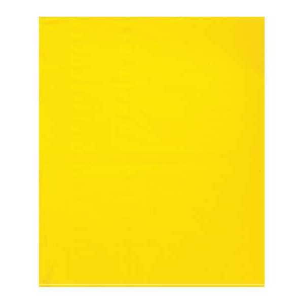 Flat Poly Bags, 15" x 18", 2 mil, Yellow, 1000 PK