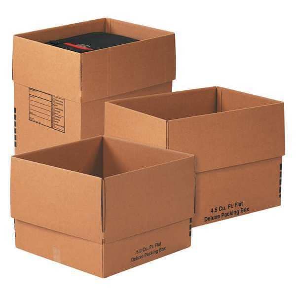 #2 Moving Shipping Box Combo Pack, Kraft, 1 Kit