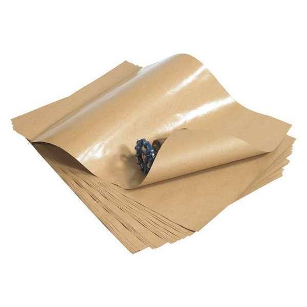 Poly Coated Kraft Paper Sheet, 50#, 18" x 24", Kraft, 830 Sheets
