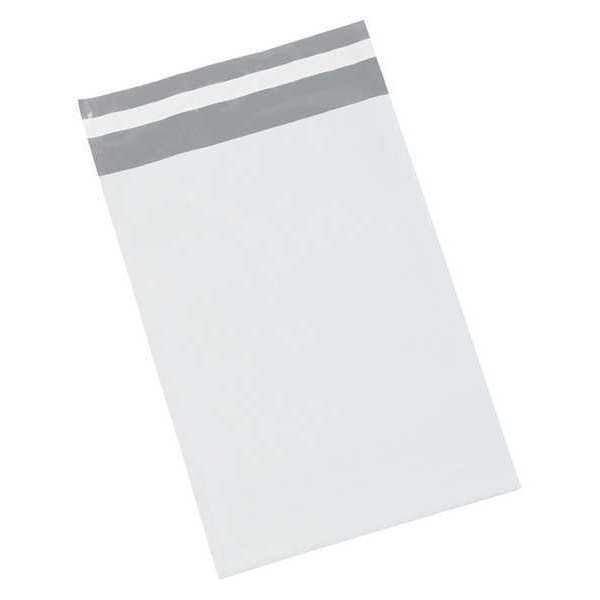 Poly Mailers, 7 1/2" x 10 1/2", White, 100/Case