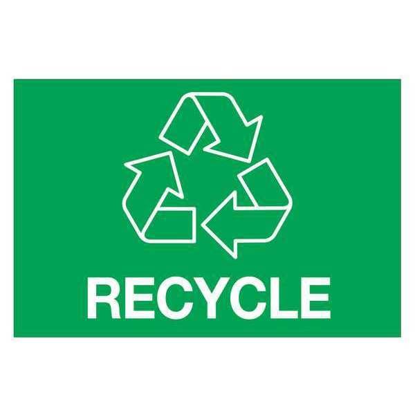 Tape Logic® Rectangle Labels, "Recycle", 2" x 3", Green, 500/Roll