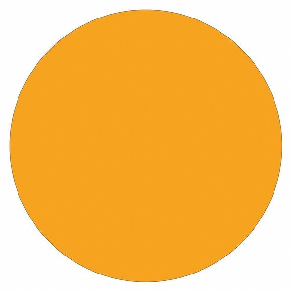 Tape Logic® Removable Labels, 3/4" Circles, Fluorescent Orange, 500 /Roll
