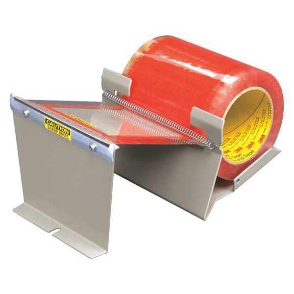 Pouch Tape Dispenser, Scotch M727, 5" Max. Tape Width. metal, Gray