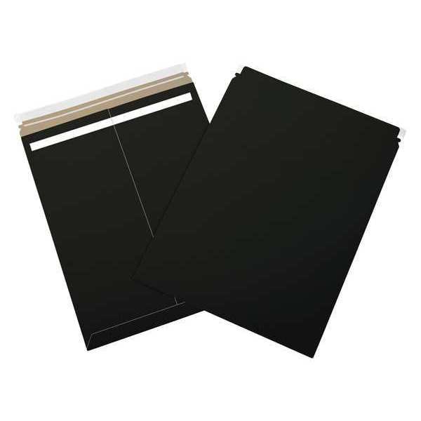 Self-Seal Flat Mailers, 17" x 21", Black, 100/Case