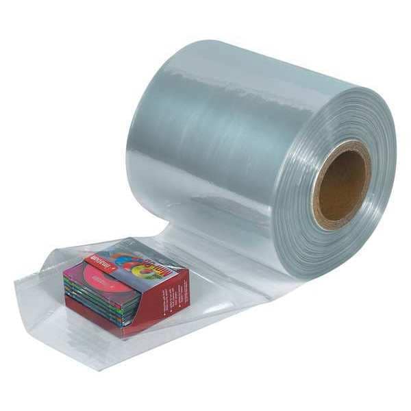Shrink Tubing, 12" x 100 Gauge x 1500', Clear, 1/Roll