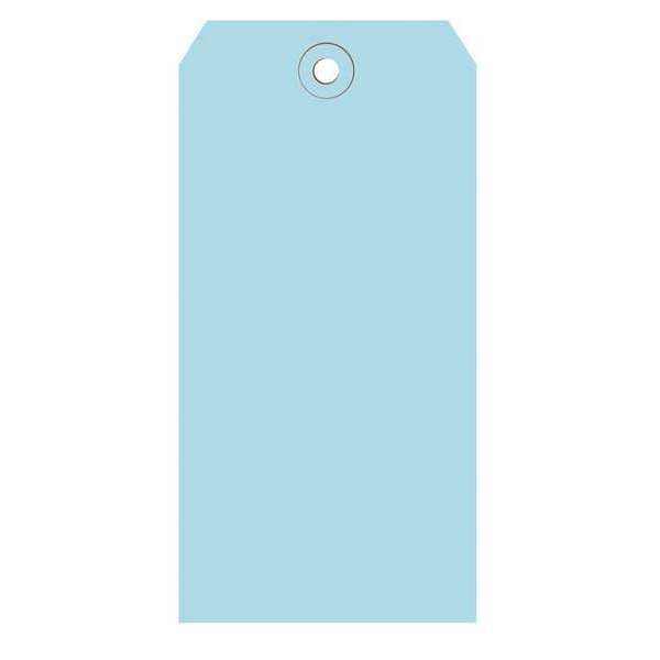 Shipping Tags, 13 Pt., 4 1/4" x 2 1/8", Light Blue, 1000/Case