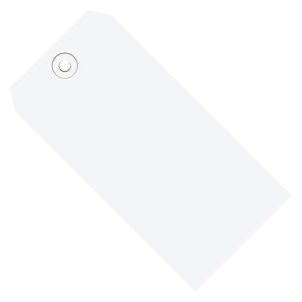 Shipping Tags, 13 Pt., 4 3/4" x 2 3/8", White, 1000/Case