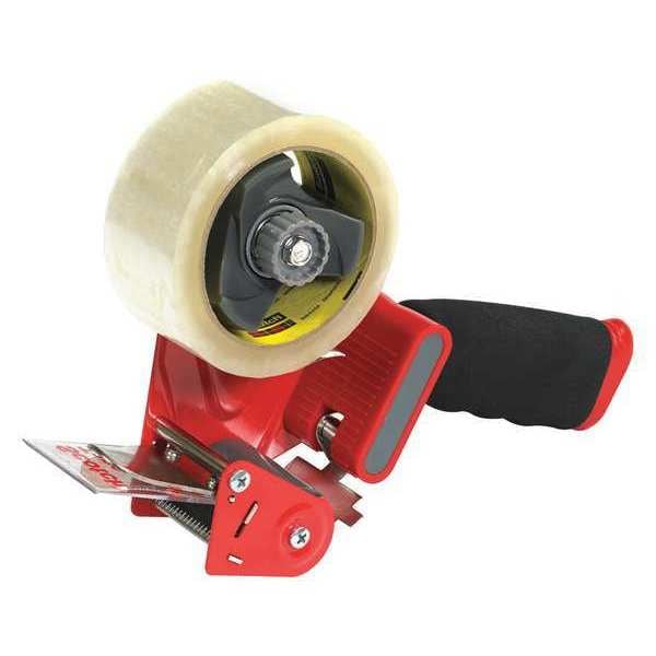 3M™ ST181 Heavy Duty Carton Sealing Tape Dispenser, 2", Red/Black, 1/Each
