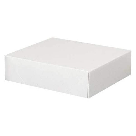 Stationery Folding Cartons, 11 1/8" x 9 1/2" x 3", White, 150/Case