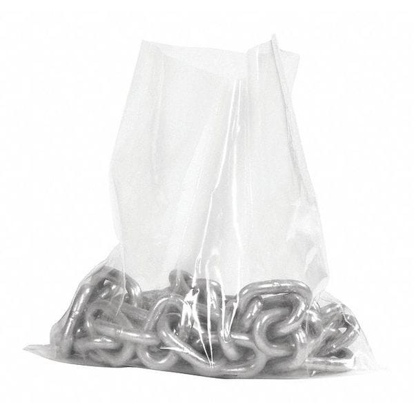 Flat Poly Bags, 8" x 8", 1 mil, Clear, 1000 PK