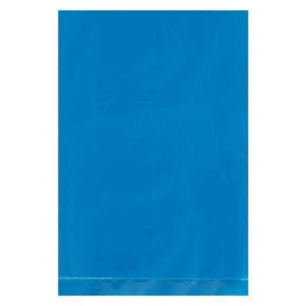 Flat Poly Bags, 4" x 6", 2 mil, Blue, 1000 PK