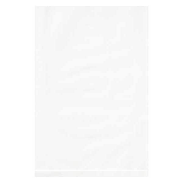Flat Poly Bags, 6" x 9", 2 mil, White, 1000 PK