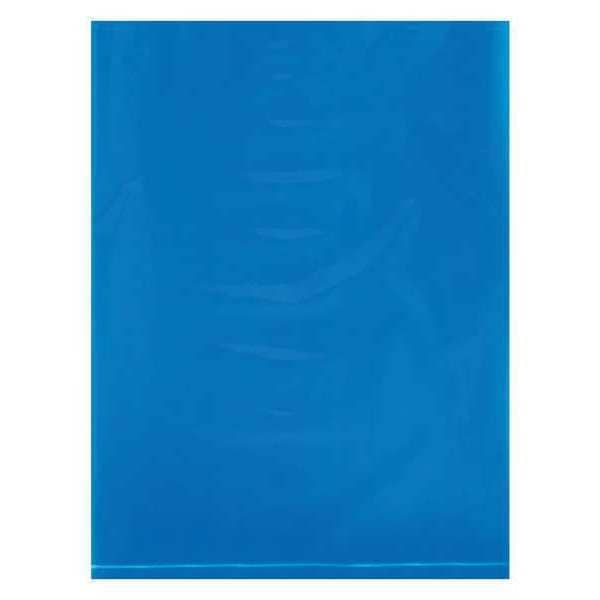 Flat Poly Bags, 9" x 12", 2 mil, Blue, 1000 PK