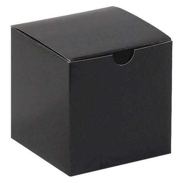 Gift Boxes, 4" x 4" x 4", Black Gloss, 100/Case