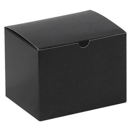 Gift Boxes, 6" x 4 1/2" x 4 1/2", Black Gloss, 100/Case