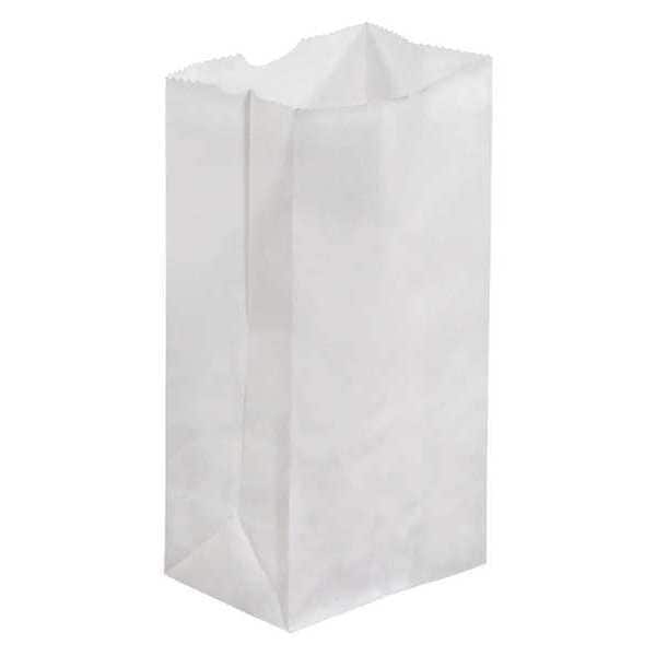 Grocery Bags, 3 1/2" x 2 3/8" x 6 7/8", White, 500/Case