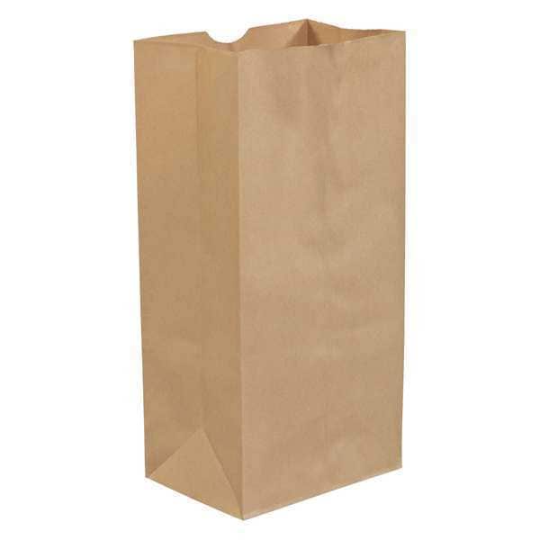 Grocery Bags, 8 1/4" x 5 5/16" x 16 1/8", Kraft, 500/Case