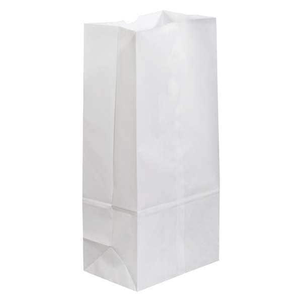 Grocery Bags, 7 3/4" x 4 3/4" x 16", White, 500/Case