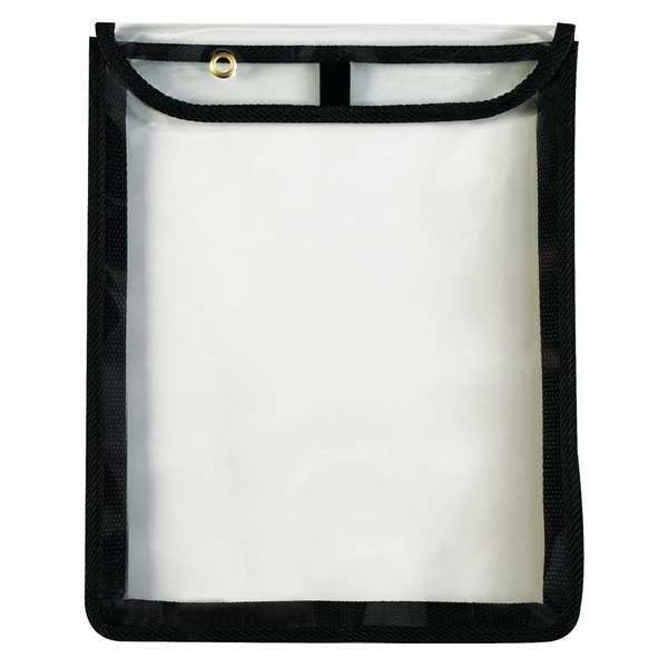 Gusseted Job Jackets, 9" x 12", Black, None, 15 PK