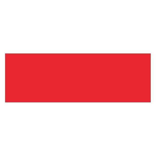 Tape Logic® Inventory Rectangle Labels, 3" x 9", Fluorescent Red, 250/Roll