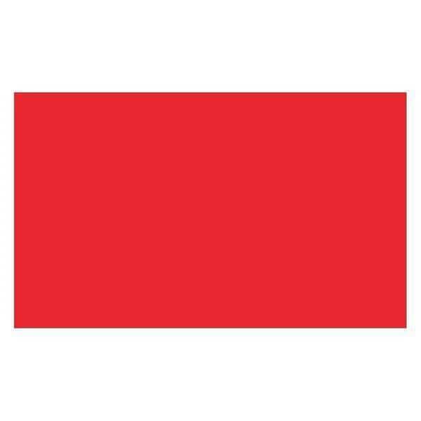 Tape Logic® Inventory Rectangle Labels, 3" x 5", Fluorescent Red, 500/Roll