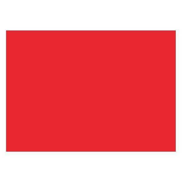 Tape Logic® Inventory Rectangle Labels, 5" x 7", Fluorescent Red, 500/Roll