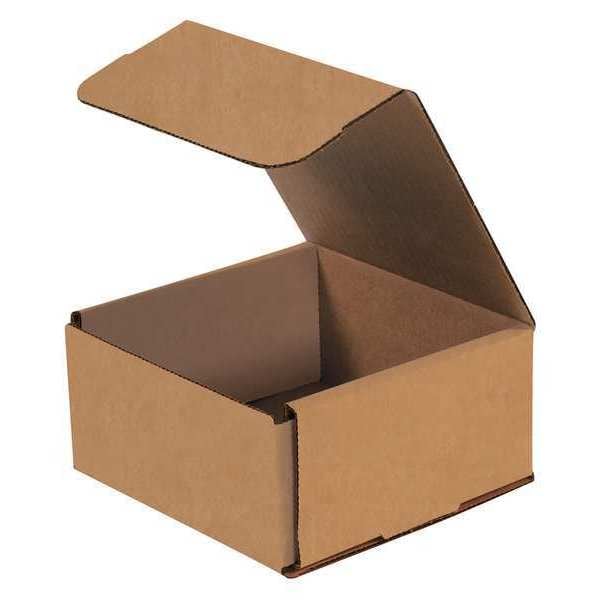 Corrugated Mailers, 6" x 6" x 3", Kraft, 50/Bundle