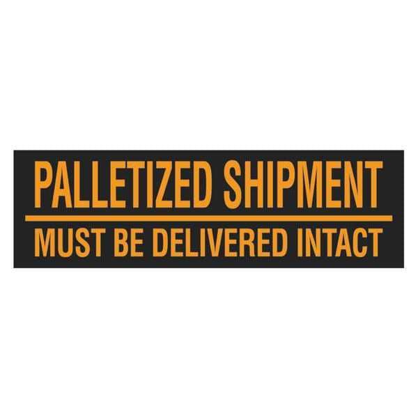 Tape Logic® Labels, "Must Be Delivered Intact", 3" x 10", Fluorescent Orange, 500/Roll