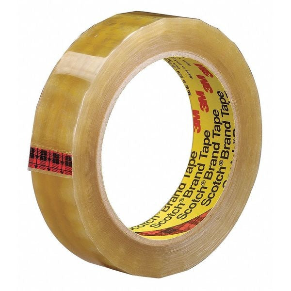 Packaging Tape, UPVC, 25.4mm W, PK36