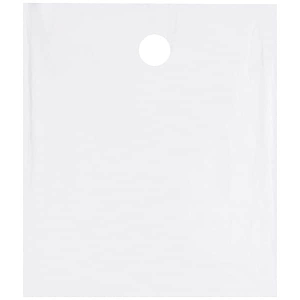 Poly Bags W/Doorknob Handle, 10" x 15", 1.5 mil, Clear, 1000 PK