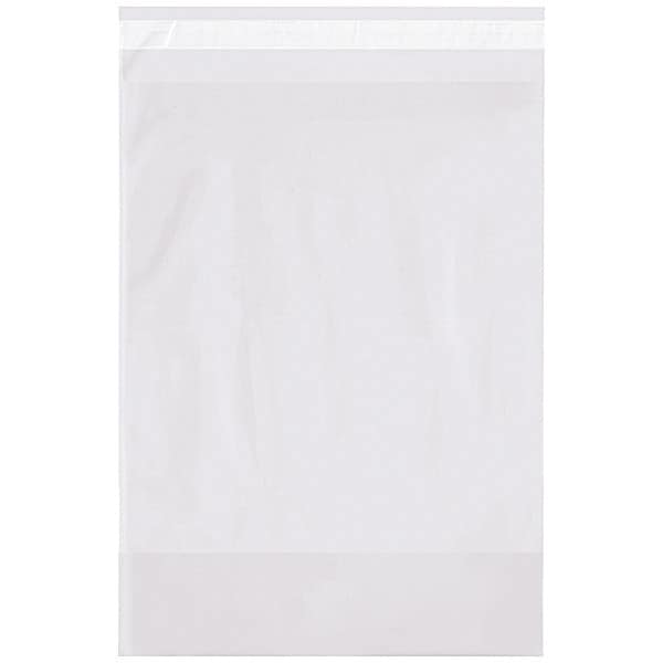 Gusset Resealable Poly Bags, 9" x 4" x 12", 2 mil, 1000 PK
