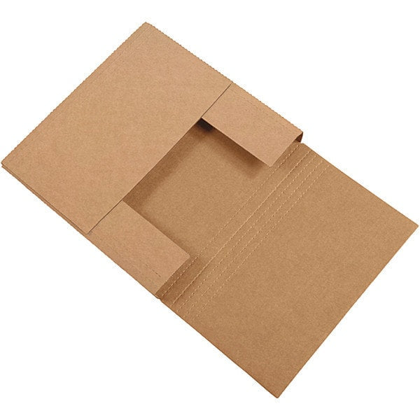 Easy-Fold Mailers, 14" x 14" x 4", Kraft, 50/Bundle