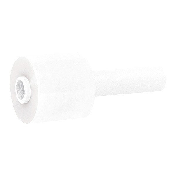 Bundling Film, Extended Core, 3" x 1000 ft., Wht, PK18, 3" W x 1000 ft. L, 80 ga., Cast Style, White