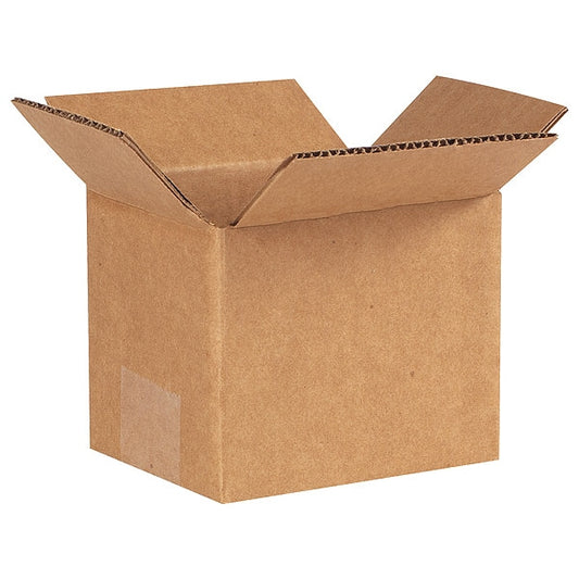 Corrugated Boxes, 5" x 4" x 4", Kraft, 25/Bundle