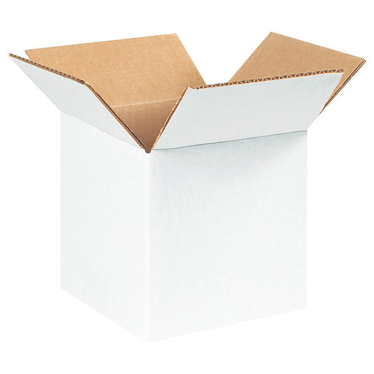 Corrugated Boxes, 7" x 7" x 7", Kraft, 25/Bundle