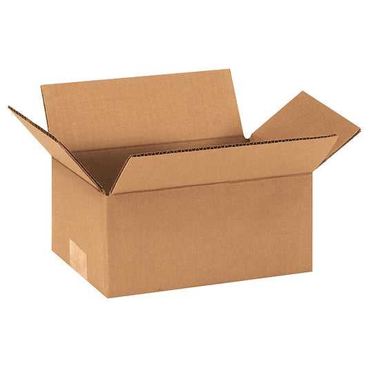 Corrugated Boxes, 8" x 5" x 3", Kraft, 25/Bundle