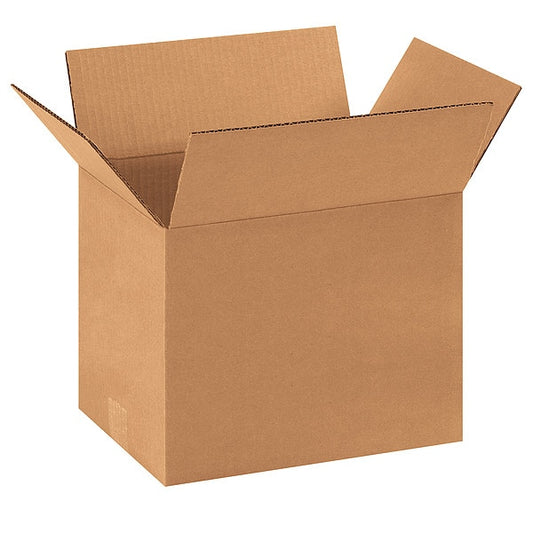 Corrugated Boxes, 11 3/4" x 8 3/4" x 8 3/4", Kraft, 25/Bundle