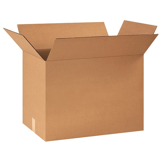 Corrugated Boxes, 24" x 16" x 18", Kraft, 15/Bundle