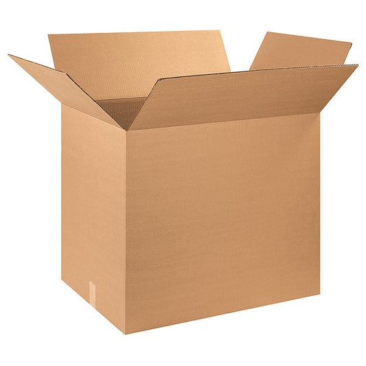 Corrugated Boxes, 24" x 18" x 36", Kraft, 10/Bundle