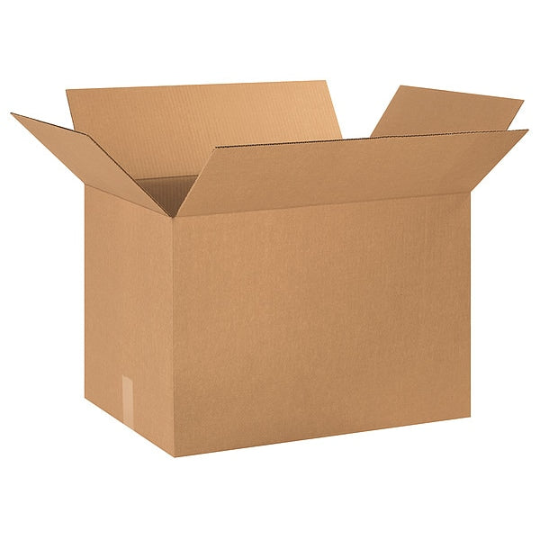 Corrugated Boxes, 26" x 18" x 18", Kraft, 15/Bundle