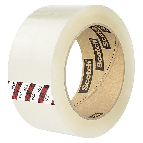 Carton Sealing Tape, 48mm W, Clear, PK6