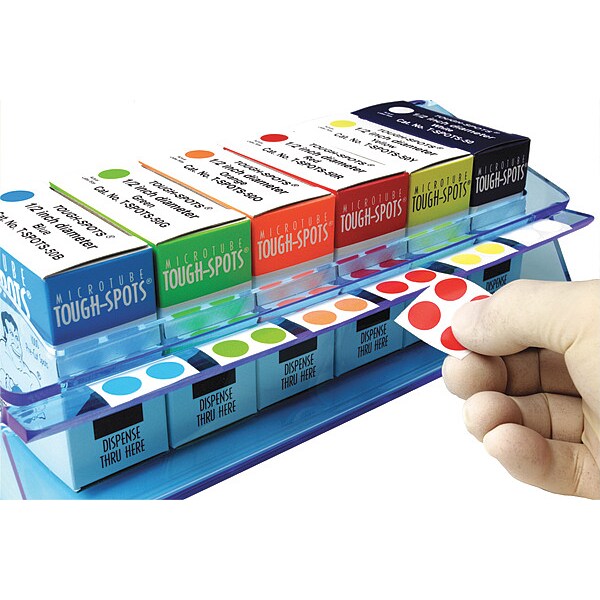 Label Station, 11" L, 4.7" W, 3.5" H, Blue