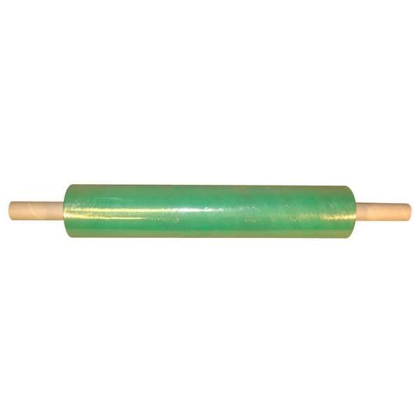 Stretch Wrap, 20" W x 1000 ft. L, 90 ga, Cast Style, Light Green, Standard Duty
