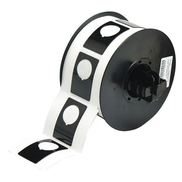Raised Panel Label, Black, Labels/Roll: 180