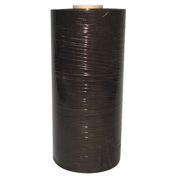 Stretch Wrap, 20" W x 5000 ft. L, 80 ga, Cast Style, Black, Standard Duty