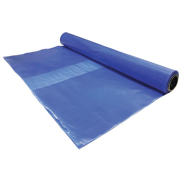 Corrosion Inhibiting VCI Gusseted Bags, 4 mil, Blue, Heat Seal, 250 PK
