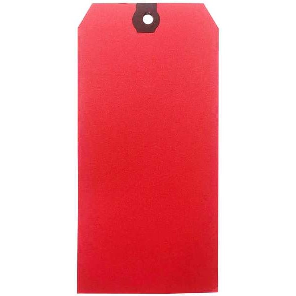 Blank Shipping Tag, Paper, Red, PK1000