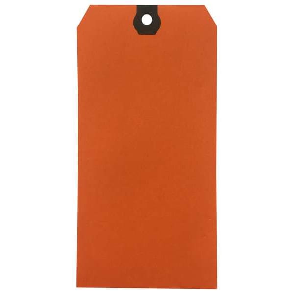 Blank Shipping Tag, Paper, Orange, PK500